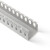 德力西电气 PVC配线槽 高40×宽40 银灰 50根(2米/根 ) 含线槽盖 齿形线缆走线槽