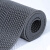 迪茵 防滑地垫厨房厕所防滑垫走廊工厂脚垫商用塑料pvc镂空防水垫地毯门垫 灰色4.5mm厚1.8米宽1米长