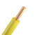 昆仑 电线电缆WDZB-BYJ-125低烟无卤阻燃耐高温多平方硬线 4 黄色 100米