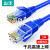 山泽 超五类网线 CAT5e类高速千兆网线工程工业通信连接跳线 成品网线 蓝色 2米  SZW-1020