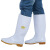 卫生靴中高筒白色雨鞋防油防滑耐酸碱水靴厨师劳保胶鞋水鞋 低筒 44码