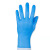 安思尔ANSELL 10-134一次性蓝色丁腈手套舒适型清洁维修护理美容美发食品餐饮加工定做1盒50双S#
