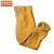 京州实邦  加厚牛皮电焊皮衣耐高温大码焊接皮裤B 黄色单层全皮上衣+裤子 XL