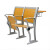 晶立凡 工厂会议室阶梯排椅自动回弹椅 一组双位 可定制 中排