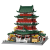 万格（wange）儿童积木中国古建筑模型拼装玩具高难度成人榫卯斗拱结构立体拼图 江西南昌滕王阁2798小颗粒 6岁以上儿童生日礼物大型3D立体