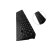 冰禹 BYlf-105 橡胶台阶垫 马路牙子斜坡垫板 三角垫便携式 橡胶100*30*12cm