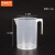 京洲实邦 实验室多种规格量杯刻度杯塑料烧杯器皿 200ml 5个装