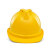 隆得 LD-2 V型ABS安全帽+织物顶衬+旋扭/按键式调节 黄色-按钮式 均码 