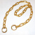 集兴 JX-0289 防爆铜链条锁工业黄铜倒链锁  锁链4mm粗/0.5m长 1条