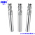 SKAK钨钢铣刀 HRC60度标准长或柄加长不锈钢专用圆鼻铣刀 CNC数控锣刀 3R0.5*3D*50L（直身）