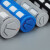 消声器气动电磁阀塑料消声器黑色蓝色PSL-01/02/03/04/06分1寸接头消音DMB 蓝色塑料1/8  1分