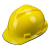 安全帽工地男建筑施工领导安全头盔国标加厚ABS劳保logo印字 黄色 PE材质
