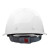 伟光 安全帽 新国标 ABS透气夏季安全头盔 圆顶玻璃钢型 工地建筑 工程监理 电力施工安全帽 白色 【圆顶ASB】 一指键式调节