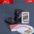 微惠华德州扑克牌塑料双面磨砂卡牌pvc扑克窄牌塑料防水扑克 红色防水扑克一副