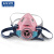 SHIGEMATSU日本重松 TW01SC 防尘面具面罩电焊打磨粉尘 面罩主体（不含滤盒） 定做 粉色 M 1个