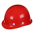 欧式中国建筑三筋圆形定做国标有孔头帽头盔园林白蓝黄红安全帽 国标加厚玻璃钢钢钉不透气-白