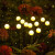 花乐集萤火虫灯太阳能户外防水庭院氛围灯花园草坪布置小院装饰景观亮化 6头暖光1只装
