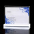 透明亚克力八字抽拉式台卡办公T型台签展示牌立牌台卡架A4广告价 709竖12.8*17.8CM