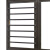 梓优特窗户防护栏杆护网家用自装免打孔儿童安全隐形推拉防掉防盗窗 黑色单根 0-30厘米