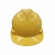 易速汇 工地建筑头盔 安全帽 多种颜色可选择 1顶 黄色
