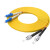 SAMZHE 光纤跳线 LC-ST 单模双芯 黄色 50m G1-LCST50