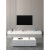 欧卡蔻2024新款北欧简约落地电视柜茶几组合现代小户型客厅家用地柜原木 原木+白/2.4米矮款/一体四抽