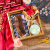 素树家居 母亲节礼物送妈妈生日送给40-50岁外婆中国风古风礼盒实用的礼品 檀木梳+花束+镜子
