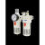 空压机气泵油水分离器气源处理过滤器二联件BFC2000调压阀BFR2+BL 精品BFR2000配2只PC6-02