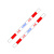 卓辰 ZJ-115 PVC架空拉线防撞警示管贴反光膜红白 1 卷
