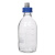翌哲 补料瓶 不锈钢盖高硼硅蓝盖试剂瓶 耐高温 玻璃溶剂储存瓶 实验耗材 中号250ml四通φ6-φ8 