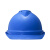 梅思安V-Gard-500ABS豪华型一指键帽衬V型有孔安全帽施工建筑工地防撞头盔蓝色1顶