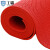 工霸（GONGBA）镂空防滑地垫 PVC防水垫卫生间厕所厨房塑料防滑脚垫  4.5mm 1.2米宽 红色 1米
