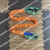 国标工业柔性吊装带双扣环形3/5/10吨起重圆形软吊带吊车吊树吊绳 2吨2米 橘色绿色
