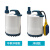 海水抽水泵工程塑料化工潜水泵耐腐蚀耐酸碱防腐泵220V污水泵小型 250W带浮球（耐腐蚀）