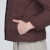 无印良品（MUJI）女式 轻量羽绒便携式 无领夹克 轻薄羽绒服冬季 保暖 BD0Y3A3A 酒红色 S（155/80A）
