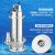 不锈钢潜水泵220V小型QDX清水泵1寸高扬程带浮球304抽水泵 QDX10-12-0.75S