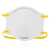 安美尚（ams） 9500-N95 麦特瑞Makrite颗粒物防护口罩杯型头戴式定做一盒20个装