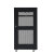 机柜1.2米22U网络机柜19英寸标准纵横机柜加厚钢板黑色钢化玻璃门Z2.6822标准款
