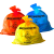 酸碱有毒废弃物收集垃圾袋危废化学品防化处理袋 30升耐酸碱垃圾桶/红色 加厚