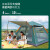 曼迪卡威帐篷户外加厚露营野外野营公园家庭全自动儿童加大3-4人防雨 野餐垫【颜色随机1.8*1.5m】