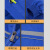 英格杰家 冬季防静电工作服双层反光条内胆可拆卸加厚工厂汽修棉服可定制 藏蓝 160-190（备注尺寸） 