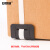安赛瑞 打包带护角 L型纸箱防滑卡扣包装带塑料包角 带孔黑色 100个 2A01105