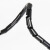 BOWERY缠绕管PE塑料束线管电脑线缆整理电线收纳理线管光纤保护电源线网线包线管25mm黑色 2.5米/卷 1卷