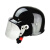 萨蒂扬 防爆防暴头盔包边法式防护帽钢丝网带面罩 保安头盔 单位：个