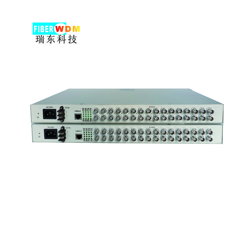瑞东科技 （FIBERWDM）BH-OTS3630MD多业务光端机16路E1+8路物理隔离网络，交流