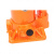 钢盾 S160014 立式液压千斤顶 8T 橙色起重液压工具