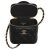 香奈儿（Chanel）经典Logo链条手柄 羊皮革 盒子包手提单肩斜挎包 小号 女款 黑色