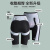 卡卡5D磁悬浮裤内裤翘臀产后塑形美腿薄款女无痕收腹裤提臀裤 黑色 XL(120-140斤)