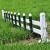 pvc草坪护栏 塑料护栏 花坛花园绿化围栏 小区护栏园林栅栏 深蓝色50cm高 白色每米 60CM高