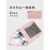 卡拉猫（HIKOSEN CARA）邮差包日本潮牌猫咪刺绣大容量学生女帆布包 薄樱粉